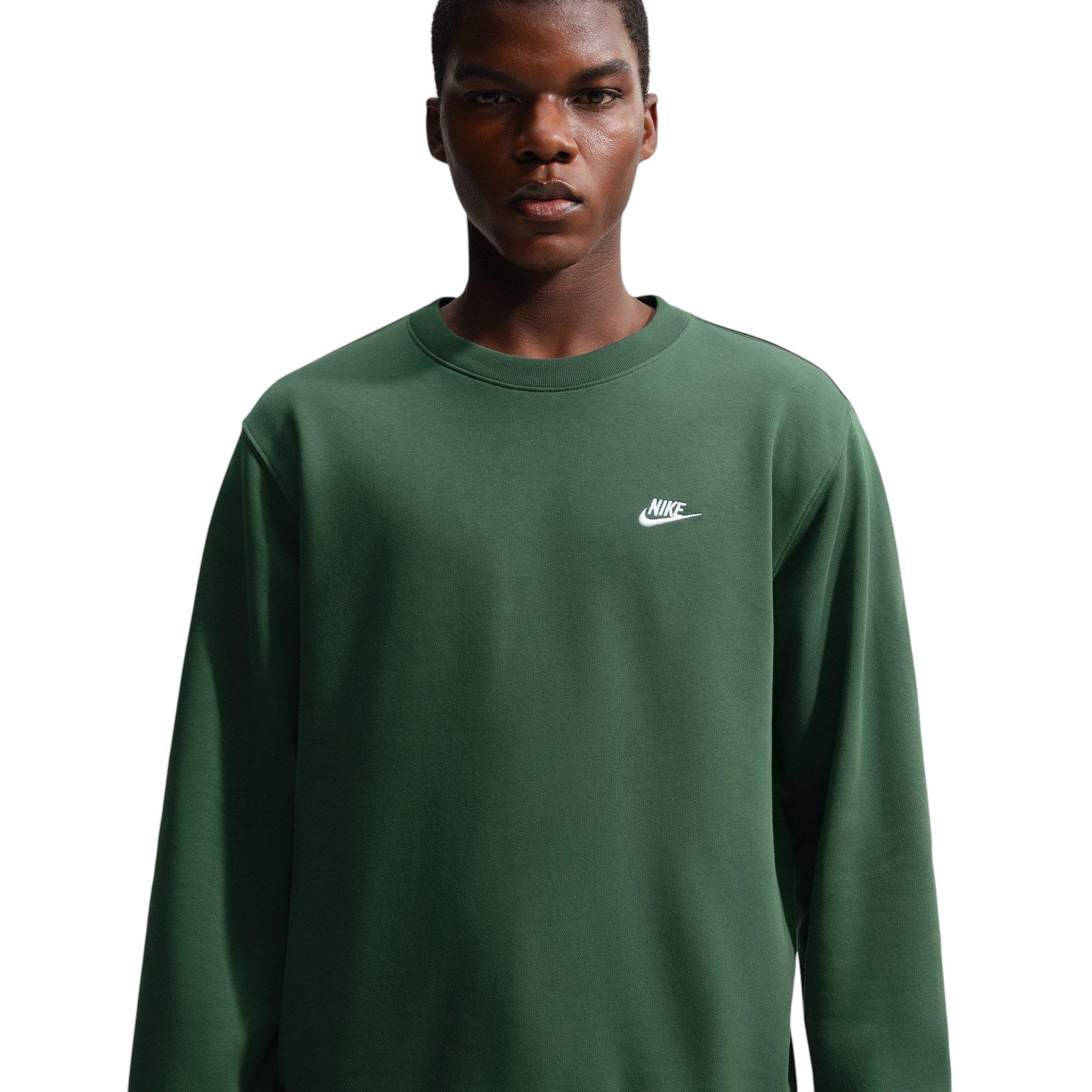 Nike Men's Club Fleece Crew - GREEN